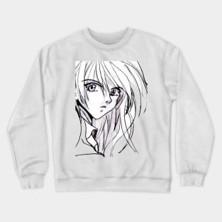 Anime face Crewneck Sweatshirt